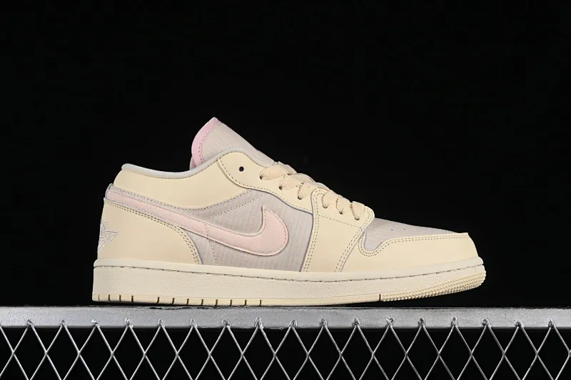 All Categories Air Jordan Jordan Series Basketball Shoes Air Jordan 1 Low Air Jordan 1 Low AJ1 Joe 1 Khaki Pink Low-top Cultural Basketball Shoes FQ1925-100